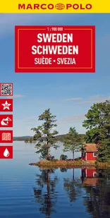 Szwecja. Mapa drogowa. 1:900 000 - Mapy i plansze edukacyjne - miniaturka - grafika 1