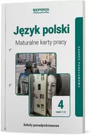 Materiały pomocnicze dla uczniów - Język polski maturalne karty pracy 4 liceum i technikum zakres podstawowy Linia I - miniaturka - grafika 1