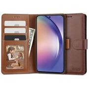 Etui i futerały do telefonów - Tech-Protect Etui Wallet do Samsung Galaxy A54 5G Brązowy - miniaturka - grafika 1