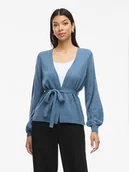 Swetry damskie - Vila Kardigan "Viava" w kolorze błękitnym - miniaturka - grafika 1