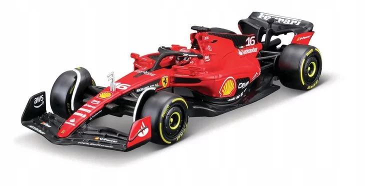 BOLID F1 Ferrari SF-23 Charles Leclerc 1:43 model BBURAGO 36835