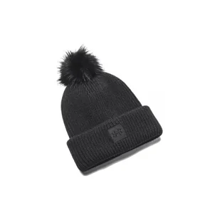 Czapka zimowa damska Under Armour z pomponem 1373098-001 - Czapki damskie - miniaturka - grafika 1