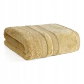 Ręczniki - Ręcznik kąpielowy 70x140 bawełniany 100% PORTO Eurofirany musztardowy - miniaturka - grafika 1