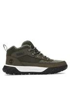 Buty dla chłopców - Timberland Trzewiki Gs Motion 6 Lthr Super Ox TB0A67RMA581 Zielony - miniaturka - grafika 1