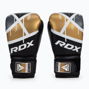 Rękawice bokserskie RDX BGR-F7 czarno-złote BGR-F7BGL  14 oz - Rękawice bokserskie - miniaturka - grafika 1