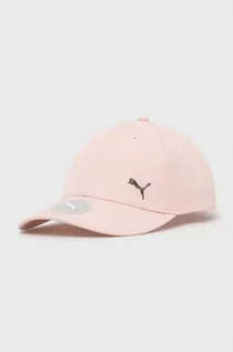 Czapki męskie - Puma czapka z daszkiem kolor różowy gładka - grafika 1