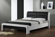 Łóżka - Łóżko podwójne biało-czarne, Elior Sandres 4X, 91x152x231 cm - miniaturka - grafika 1