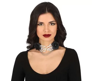 Naszyjnik Choker Dłonie Szkieletora - Gadżety na imprezę - miniaturka - grafika 1