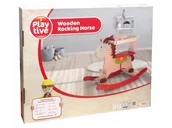 Rowerki biegowe - PLAYTIVE PLAYTIVE Drewniany rowerek biegowy/ konik na biegunach/ chodzik pchacz, 1 sztuka (Konik na biegunach) 4055334262736 - miniaturka - grafika 1