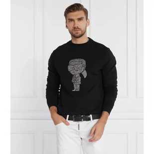 Karl Lagerfeld Bluza CREWNECK | Regular Fit - Bluzy męskie - miniaturka - grafika 1