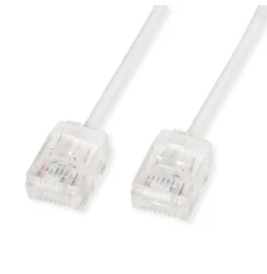 ROLINE UTP Data Center Patch Cord Cat.6A Class EA, LSOH, Slim, Ultra Short Connector, biały, 5 m - Patchcordy - miniaturka - grafika 1