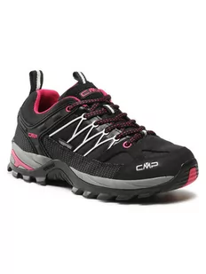 CMP Trekkingi Rigel Low Wmn Trekking Shoes Wp 3Q54456 Czarny - Buty trekkingowe damskie - miniaturka - grafika 1