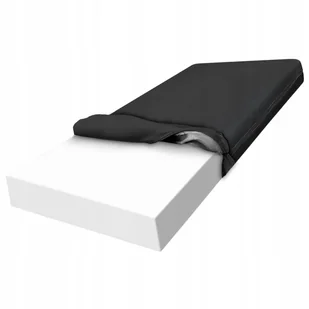 Materac 80x200 z pianki oddychającej miękkiej wygodny pokrowiec czarny 11cm - Materace Materac 80x200 z pianki oddychającej miękkiej wygodny pokrowiec czarny 11cm - Materace - miniaturka - grafika 1