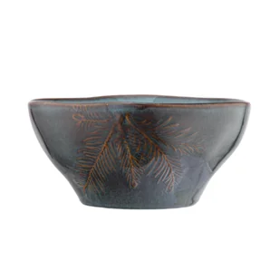 Miska 17,5 cm zielono-brązowa - Miski i półmiski - miniaturka - grafika 1