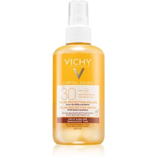 Vichy Idéal Soleil ochronny spray z betakarotenem SPF 30 200 ml - Balsamy i kremy do opalania - miniaturka - grafika 1