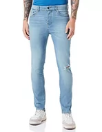 Spodnie męskie - United Colors of Benetton Spodnie męskie 4gz7ue00e dżinsy, jasnoniebieski dżins 931, 2, Jasnoniebieski dżins 931, 42 - miniaturka - grafika 1
