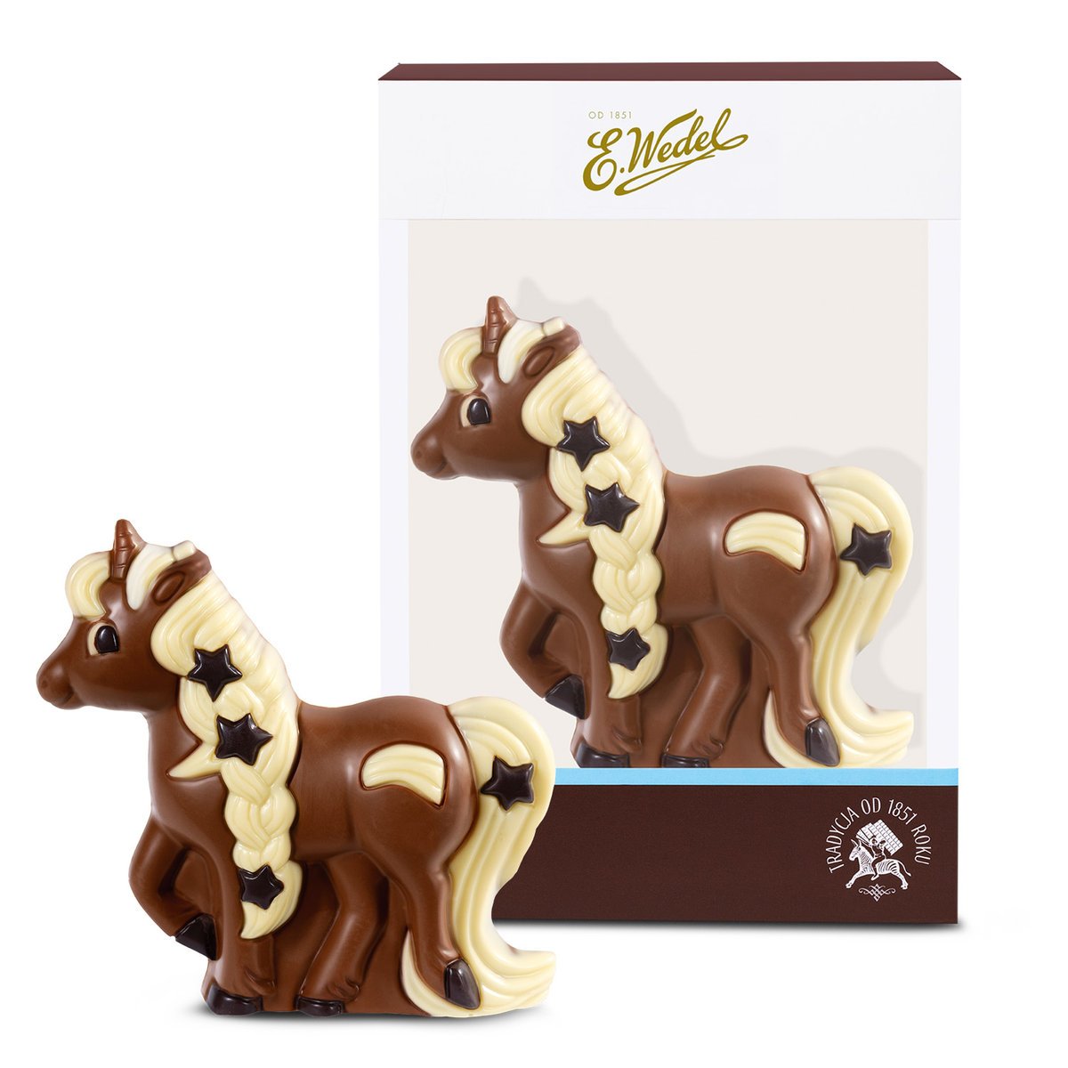 Figurka - Jednorożec z czekolady 75 g E.Wedel