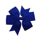 Prace ręczne dla dzieci - Kokarda Ozdobna Rypsowa Jasny Granat - Nr. K37 - miniaturka - grafika 1