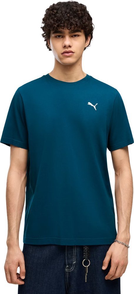 Puma Koszulka męska Puma Wardrobe Ess Tee ciemnoniebieska 629644 36 M