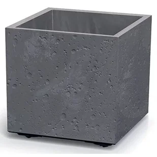 Donica PROSPERPLAST Sierra Square Beton Effect DSI400E Marengo - Donice - miniaturka - grafika 1