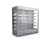 Szafy i witryny chłodnicze - Regał chłodniczy VERMELLO RCh-5 2500 z drzwiami, szerokość 615 mm - miniaturka - grafika 1