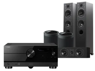 Kino domowe Yamaha RX-A4A + Diva 5 + 7 + 2 x MusicCast 20 - Kino domowe - miniaturka - grafika 1