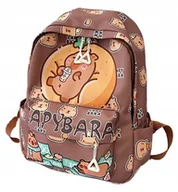 Plecaki szkolne i tornistry - Plecak szkolny dziecięcy KAPIBARA do szkoły dla dziewczynki chłopca dziecka - miniaturka - grafika 1