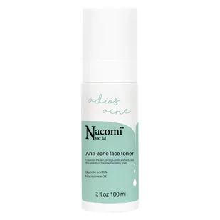 Nacomi Nacomi Next Level - Adios Acne - Anti-Acne Face Toner - Przeciwtrądzikowy tonik do twarzy - 100 ml - Toniki i hydrolaty do twarzy - miniaturka - grafika 1