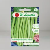 Nasiona i cebule - Fasola szparagowa karłowa Scuba nas. zaprawiane Zielona 30g - Nasiona - W. Legutko - miniaturka - grafika 1