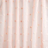 Firany - HOMLA Firanka BELMONTE z ozdobnymi pomponami różowa 140X250CM - miniaturka - grafika 1