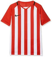 Piłka nożna - Nike trykot dzieci Striped Division III SS, czerwony, xl 894102-658 - miniaturka - grafika 1