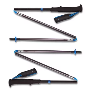 Lekkie kije trekkingowe i do biegania Black Diamond Distance FLZ pewter - 125-140 cm - Kije trekkingowe - miniaturka - grafika 1