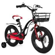 Rowery - Rower dziecięcy GERMINA Magnesium 16 cali dla chłopca Czarny - miniaturka - grafika 1