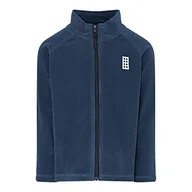 Kurtki i płaszcze dla chłopców - Lego Wear Chłopięca kurtka polarowa z zamkiem błyskawicznym, Ciemnogranatowy, 104 cm - miniaturka - grafika 1