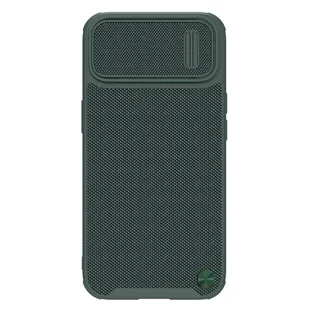 Nillkin Textured S Case etui iPhone 14 Pro Max pancerny pokrowiec z osłoną na aparat ciemnozielone - Etui i futerały do telefonów - miniaturka - grafika 1