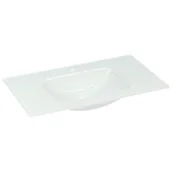 Umywalki - DEFTRANS Umywalka szklana meblowa Puro 81 x 46 Nas - miniaturka - grafika 1