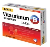 Witaminy i minerały - hecpharma radosław wierczewski Vitaminum B compositum Forte hec 60 tabl 3608421 - miniaturka - grafika 1