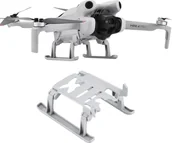 Akcesoria do drona - BRDRC SKŁADANE SANKI NÓŻKI PODWOZIE PŁOZY DO LĄDOWANIA DJI MINI 4 PRO - SZARE - miniaturka - grafika 1