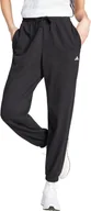 Spodnie sportowe damskie - Spodnie damskie adidas Essentials Small Logo French Terry Cuffed czarne JD7999 L - miniaturka - grafika 1