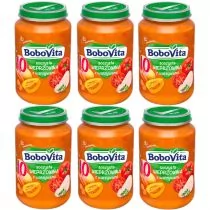 BoboVita Soczysta wieprzowina z warzywami po 10 miesiącu Zestaw 6 x 190 g - Dania dla dzieci - miniaturka - grafika 1