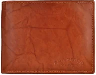 Portfele - BRĄZOWY Portfel Męski SKÓRZANY Poziomy Młodzieżowy SKÓRA LICOWA Bag Street - miniaturka - grafika 1