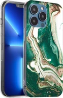 Etui i futerały do telefonów - Etui na telefon komórkowy Apple iPhone 11 Pro Protective Cover Marble Motif Silicone Slim Cover - miniaturka - grafika 1