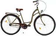 Rowery - Dallas Bike City 28 cali Cappuccino z brązem - miniaturka - grafika 1