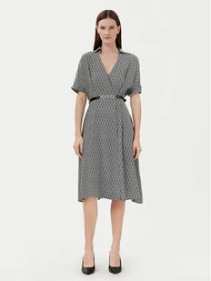 Fracomina Sukienka codzienna FR25SD2012W413O9 Czarny Regular Fit - Sukienki - miniaturka - grafika 1