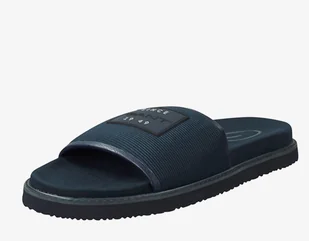 GANT MĘSKIE KLAPKI WSUWANE GRANATOWE Z LOGO 43 JJM - Klapki i japonki męskie - miniaturka - grafika 1