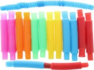 Zabawki sensoryczne - SENSORYCZNA TUBA DŹWIĘKOWA 12szt do Rozprężania RURKA Rozciągliwa Sprężynka - miniaturka - grafika 1