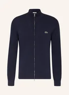 Swetry męskie - Lacoste Kardigan blau - LACOSTE - miniaturka - grafika 1
