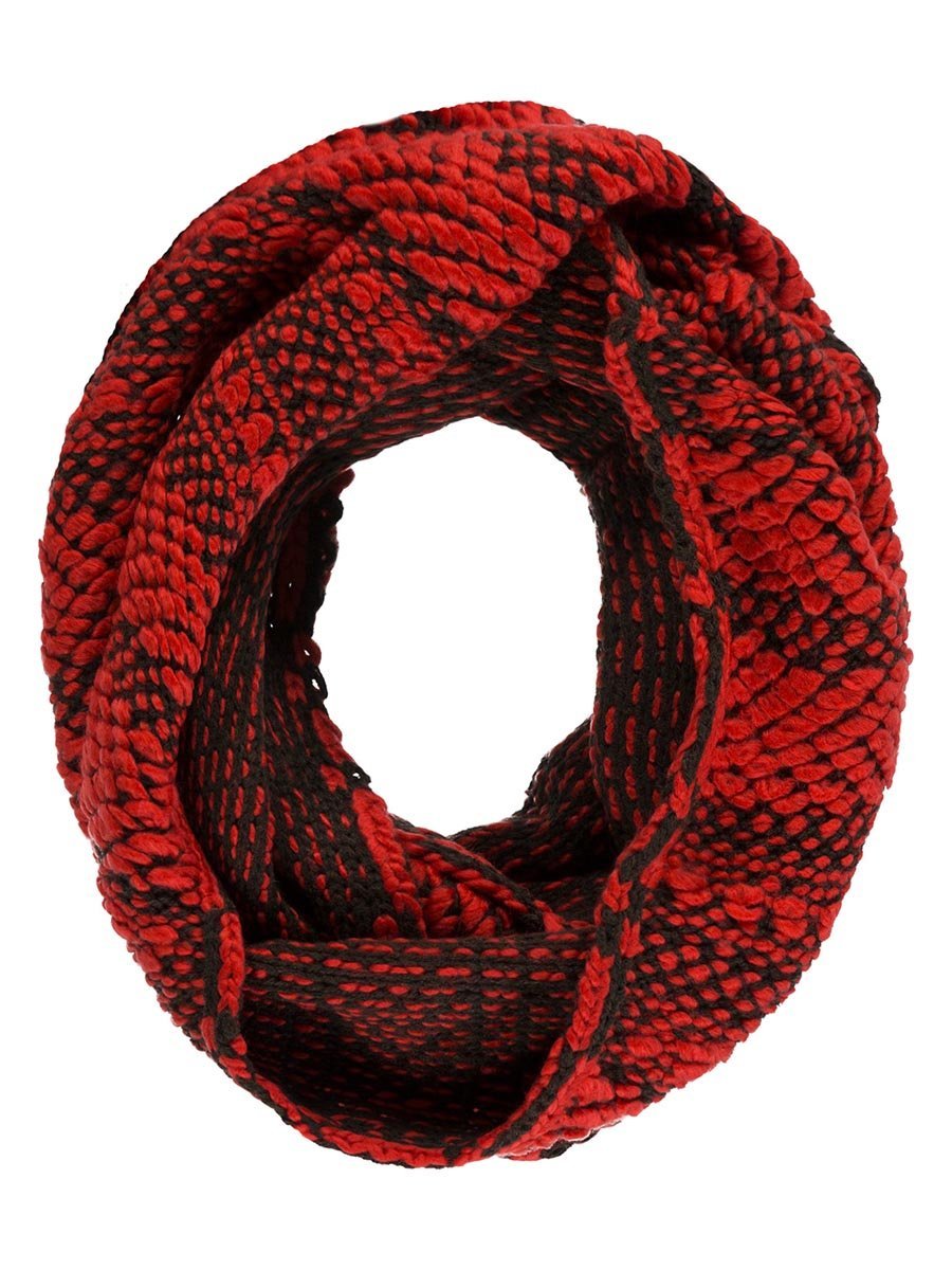 Damski komin ciepły czerwony Passigatti