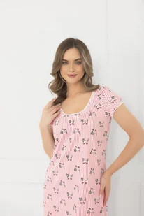 Koszula damska krótki rękaw Sajla - Italian Fashion - Piżamy damskie - miniaturka - grafika 1