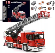 Klocki - KLOCKI MOULD KING 17022 WÓZ STRAŻACKI FIRE ENGINE 4886 EL. - miniaturka - grafika 1